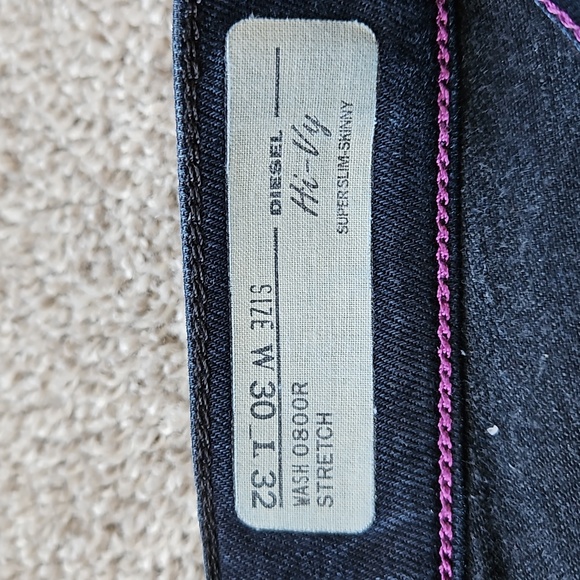 Women Diesel dark blue jeans - Picture 3 of 4